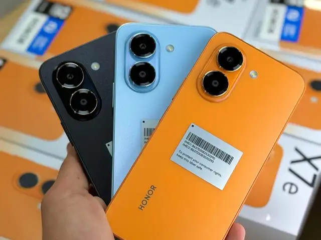 Honor X7e 12/256GB 7000мАч Blue, Душанбе