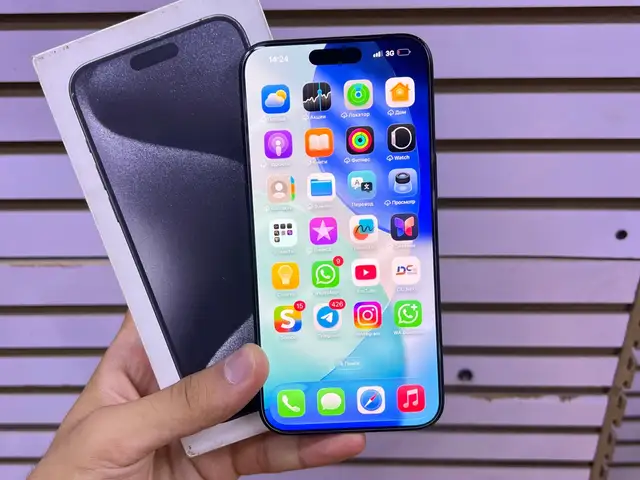 Apple iPhone 15 Pro Max, 256 gb, Black Titanium, Худжанд