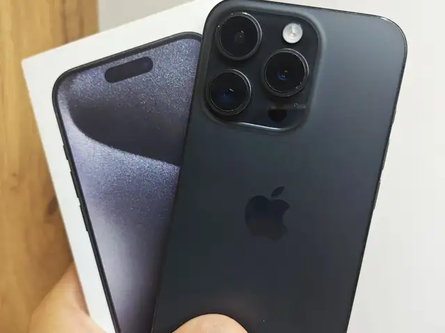 Apple iPhone 15 Pro, 128 gb, Black Titanium, Душанбе