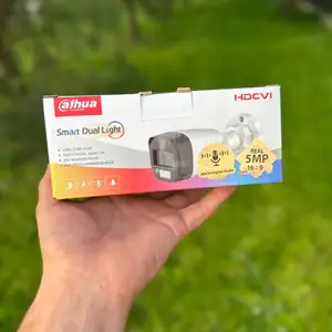 Уличная цилиндрическая HDCVI-видеокамера 5 Мп Dahua DH-HAC-HFW1500CLP-IL-A-0280B, Душанбе