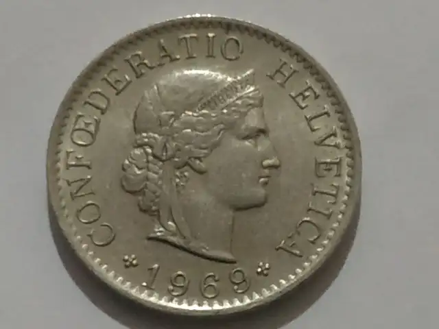Монета Швейцарии 1969 года, Душанбе