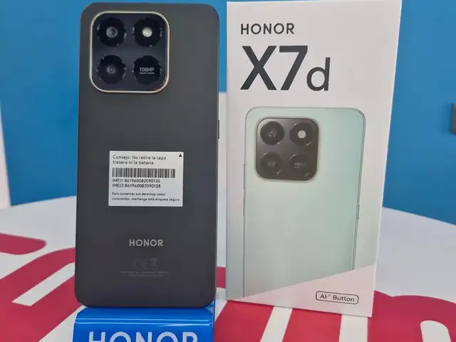 Honor X7d 12/128Gb titanium 6500Мач glob.vers, Душанбе