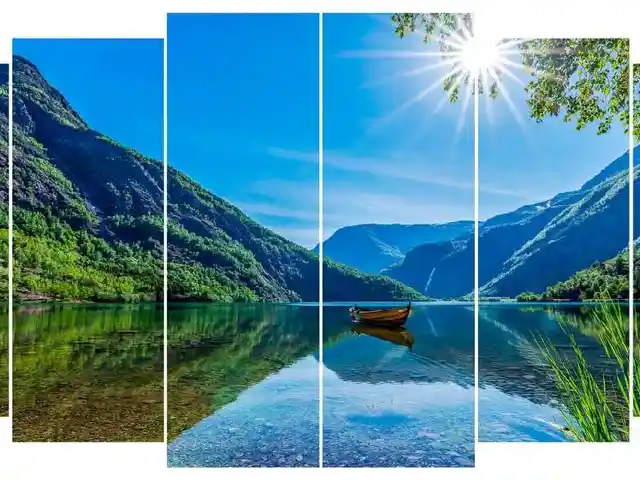 Модуль картина стекло Природа, Душанбе