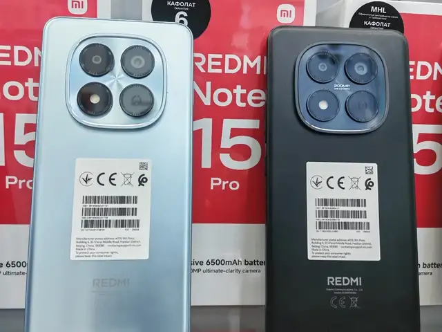 Xiaomi Redmi Note 15Pro 8+4/256Gb black 6500мач, Душанбе