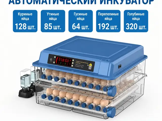 Автоматический инкубатор на 128 яиц, Душанбе