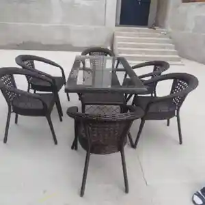 Стол со стульями, 8354, Душанбе