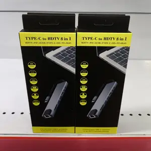Переходник Type-C to HDTV 8 in 1 Adapter, Душанбе
