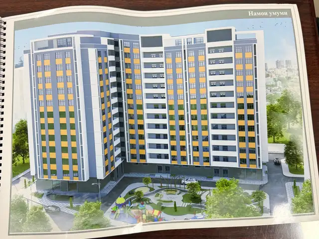1-комн. квартира, 6 этаж, 53 м², дом "Нур-1", Рӯдакӣ