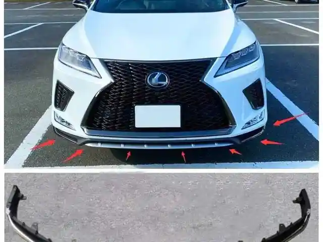 Губа переднего бампера на Lexus RX350, Худжанд