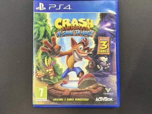 Игра Crash Bandicoot N. Sane Trilogy PS4 / PS5, Душанбе