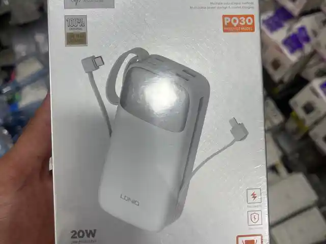 Внешний аккумулятор Power Bank 30000mah 22.5W PQ30, 30000 мАч, Душанбе