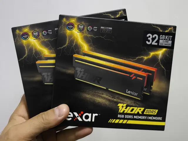 Оперативная память Lexar Thor DDR5 6000MHz 32GB Kit 2x16GB, Душанбе