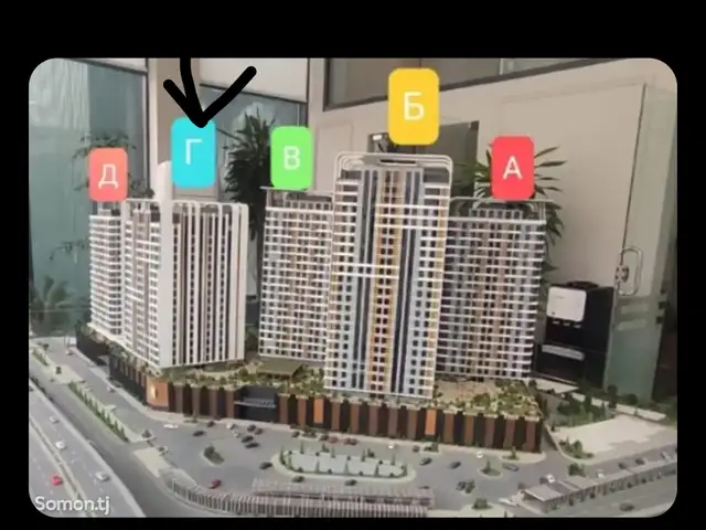 3-комн. квартира, 17 этаж, 123 м², сино кольцевой 82мкр, Душанбе