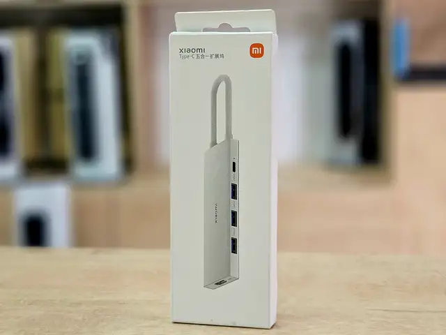 Хаб-разветвитель Xiaomi 5 в 1 Type-C / USB 3.0 / HDMI 4K / PD 100W, Душанбе