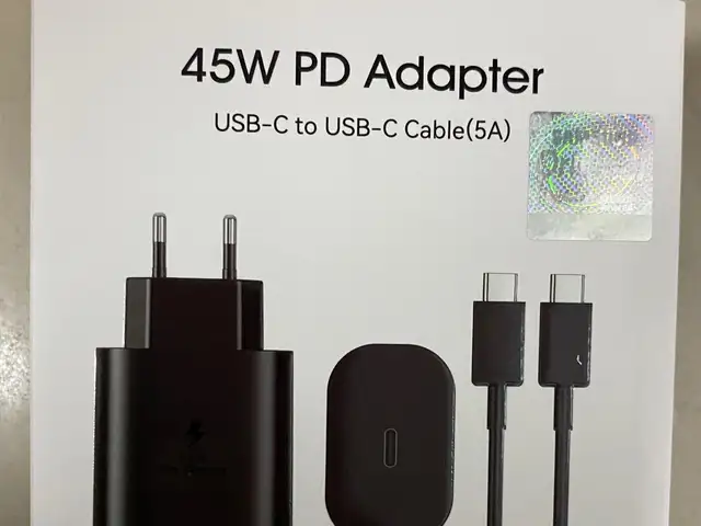 Зарядное устройство Samsung 45W PD Power Adapter чёрный, Душанбе
