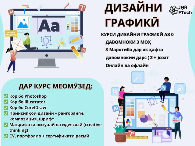 Курс графического дизайнера, Бохтар (Курган-Тюбе)