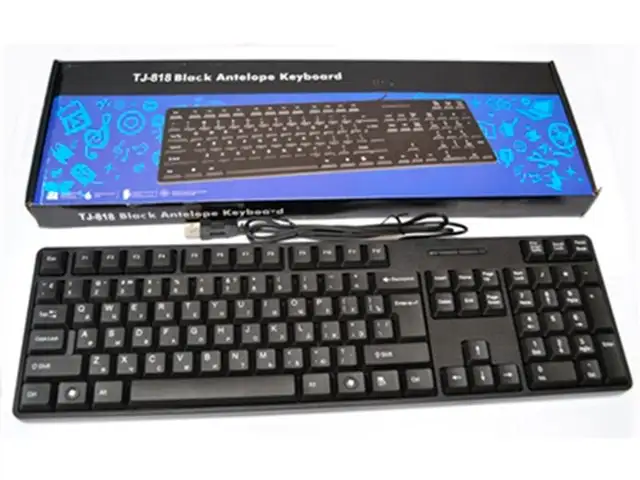 Клавиатура USB Black Antelope Keyboard TJ-818, Душанбе
