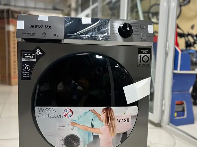 Стиральная Машина NEVLUX 8 кг, Душанбе
