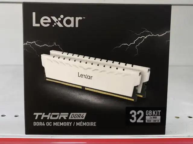 Оперативная память Lexar Thor DDR4 3600MHz 32GB Kit 2x16GB, Душанбе