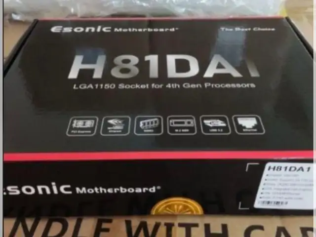 Материнская плата Motherboard esonic H81 M2. DDR3, Душанбе