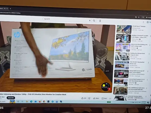 Монитор HP M27F, Хуҷанд