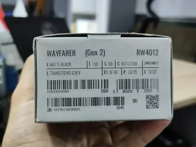Смарт Очки - Ray-Ban Meta Wayfarer Gen 2 - matte black | Transition хамелеон, Душанбе