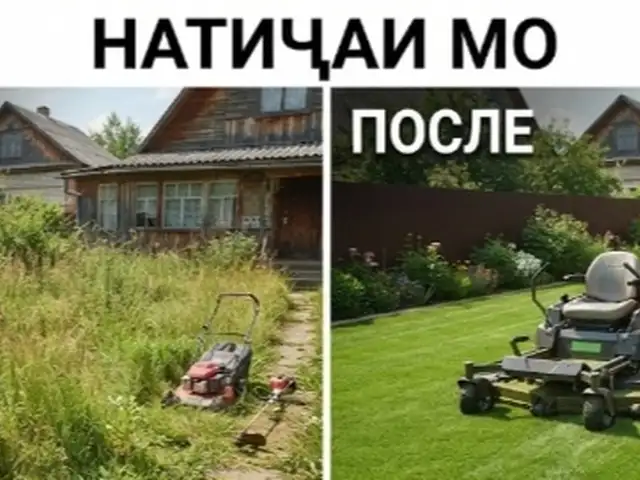Услуги по покосу травы, Душанбе