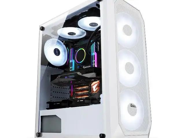 Корпус Huntkey Dark Hunter White ATX, Душанбе