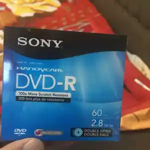 Диск Sony Handycam DVD-R 60 min 2.8 gb double sided, Душанбе