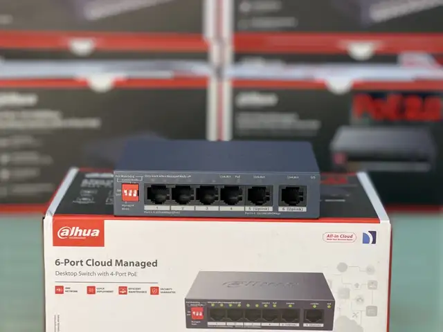 DH-CS4006-4ET2GT-36 4-портовый PoE коммутатор, Худжанд