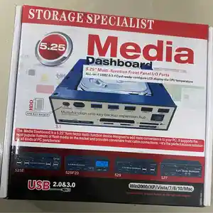 Многофункциональная панель в 3.5мм +Card Reader, Душанбе