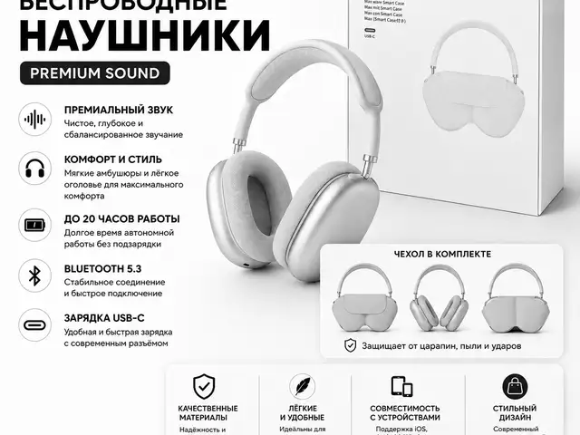 Беспроводные наушники MAX, Душанбе