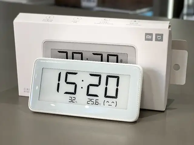 Часы термогигрометр Xiaomi Temperature and Humidity Monitor Clock BHR5435GL, Душанбе