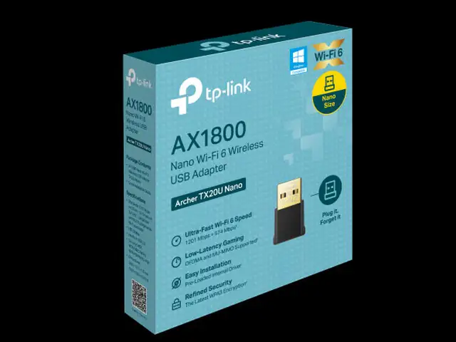 Адаптер Tp-link AX1800 Archer TX20U Nano, Душанбе