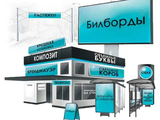 Наружная реклама, Душанбе