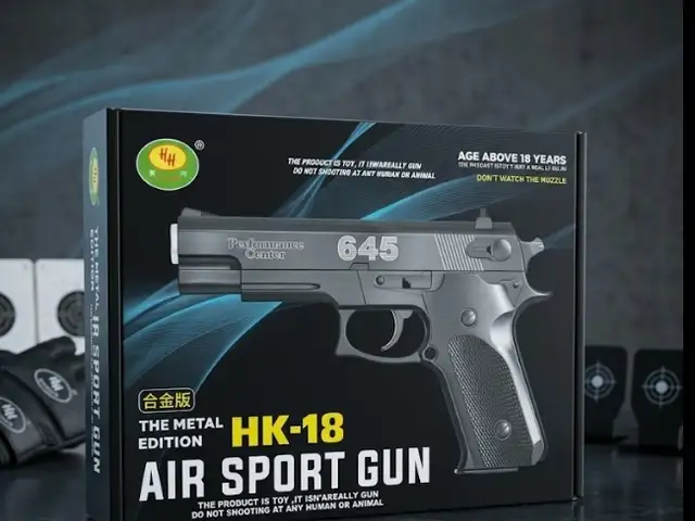 Пистолет игрушечный металлический Hk -18, Истаравшан