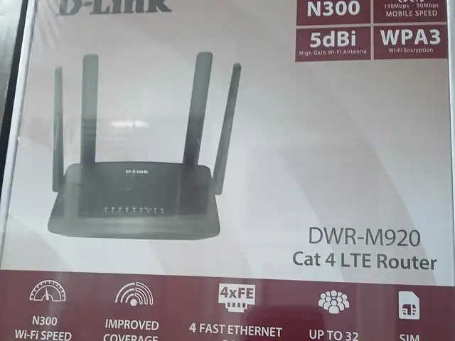 Роутер D-Link M920 4G LTE, Душанбе