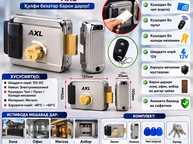 Замоки Электроний АХL, Душанбе
