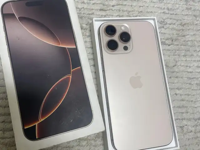 Apple iPhone 16 Pro Max, 256 gb, Desert Titanium, Душанбе