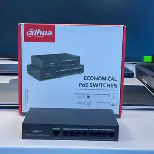 Коммутатор неуправляемый Switch PoE Dahua DH-PFS3009-8ET-65, Хуҷанд