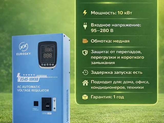 Стабилизатор 10 кВт от 95, Душанбе