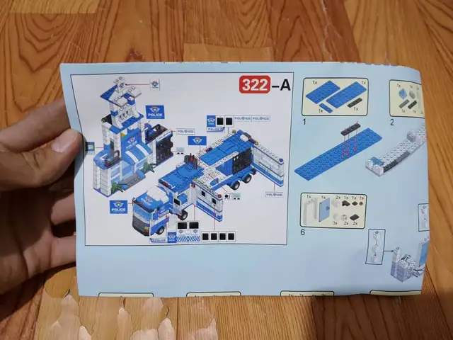 Конструктор Police Рақами маҷмӯа 322-A, Левакант (Сарбанд)