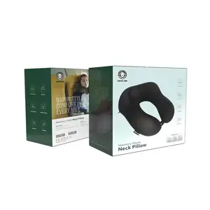 Подушка Green Lion Memory Foam Neck Pillow - Black, Душанбе