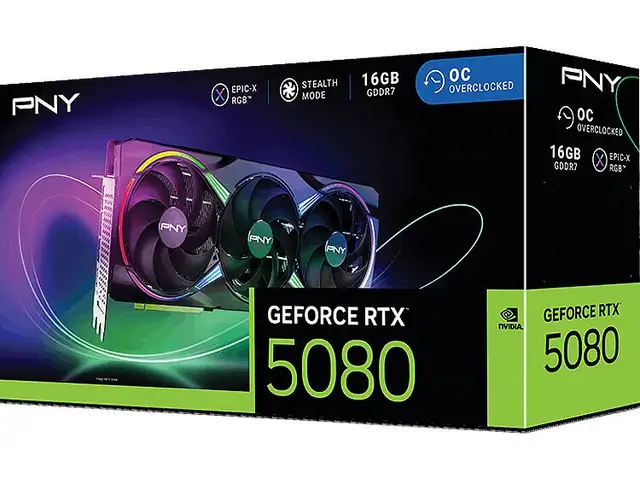 Видекарта PNY NVIDIA GeForce RTX 5080 ARGB EPIC-X RGB OC Graphics Card, Душанбе
