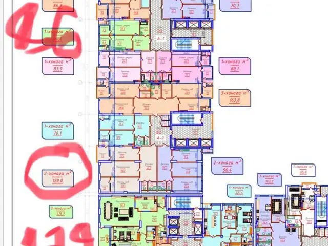 3-комн. квартира, 15 этаж, 128 м², Исмоили Сомони , Душанбе - 3