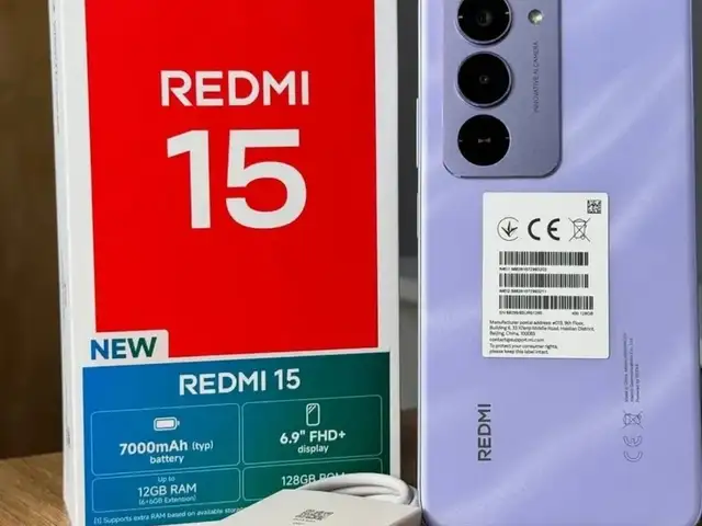 Xiaomi Redmi 15 8/256Gb 7000Мач, Душанбе