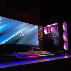 Игровой компьютер core i7 3770/RAM 16Gb/RX 580 8Gb/SSD 256Gb/HDD 1Tb, Душанбе