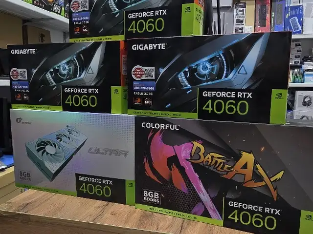 Видеокарта RTX 4060 8Gb 128bit 3 FAN, Душанбе
