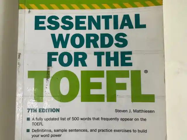 Книга Toefl Vocabulary Barrons, Душанбе
