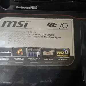 Ноутбук msi на запчасти, Душанбе